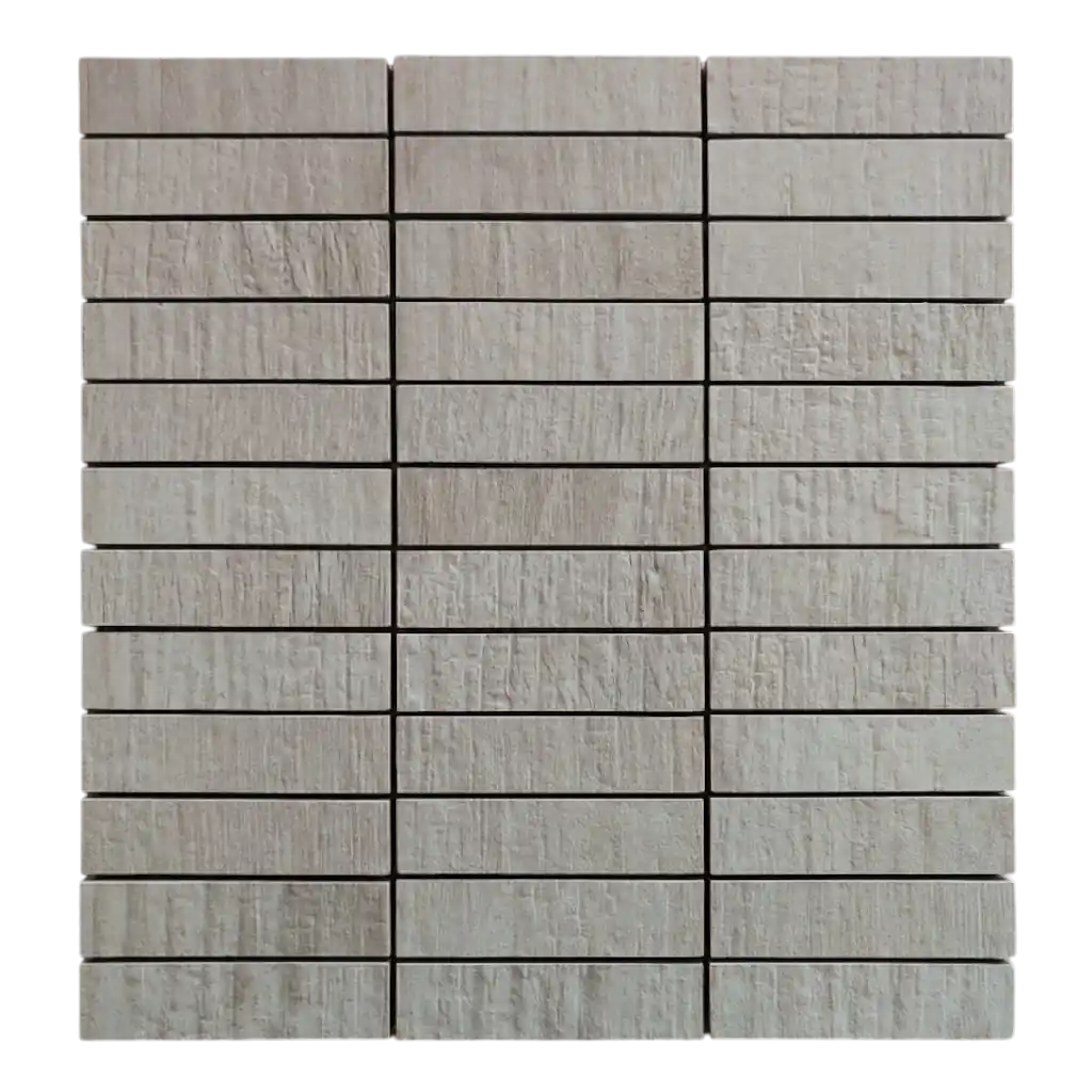 mosaique-en-ceramique-blanche-effet-parquet-al-3029 Mosaïque en céramique blanche (effet parquet)