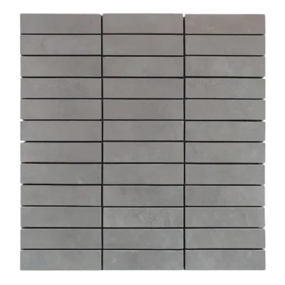 Mosaïque en céramique gris clair