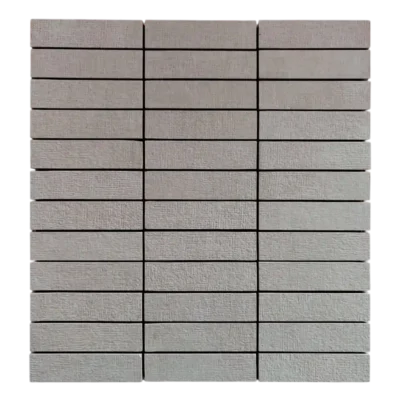 Mosaïque en céramique gris clair (effet béton)