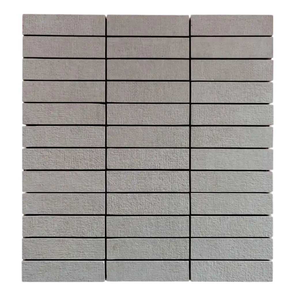 Mosaïque en céramique gris clair (effet béton)