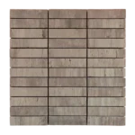 Mosaïque en céramique grise (effet bois)