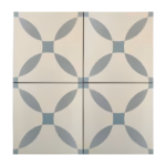 4 carreaux en céramique Cali blue (carreau de 20 cm), AL-3102